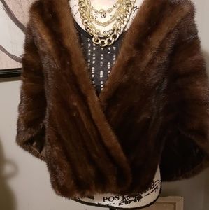 Lloyd's authentic Mink fur stole/wrap